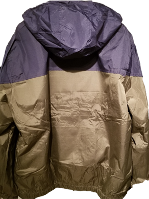 Men's Windbreaker Jackets Hooded Water-resistant - Size L - Casual Sportswear