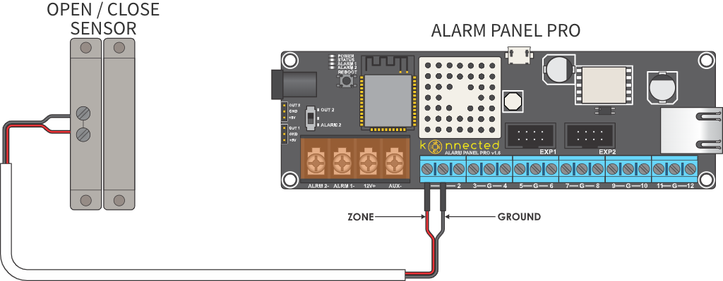 Konnected Alarm Panel Pro 12-Zone Interface Kit