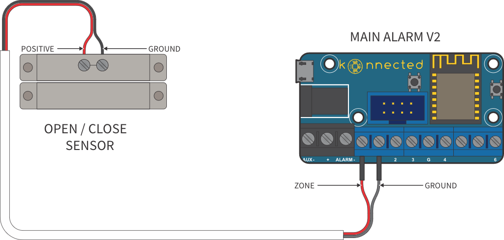 Konnected Alarm Panel Interface Kit (6 zones)