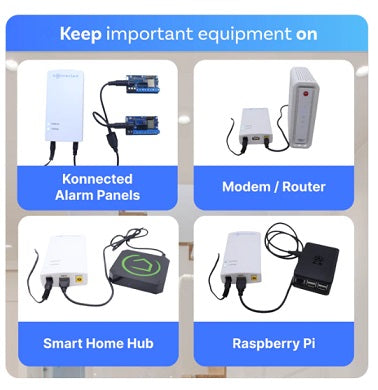 Backup Battery and/or external portable battery supply 12V DC power, 7800mAh Li-ion battery