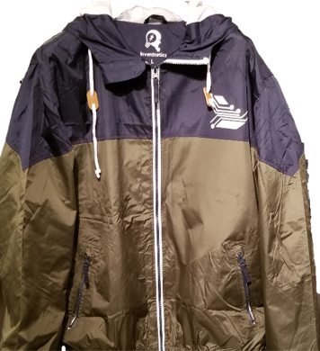 Men's Windbreaker Jackets Hooded Water-resistant  - Size L - Casual Sportswear