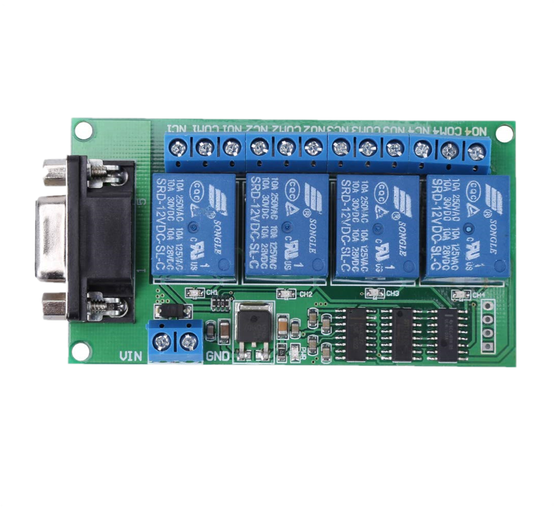 Hiltand-4 RS-232 Realy Board