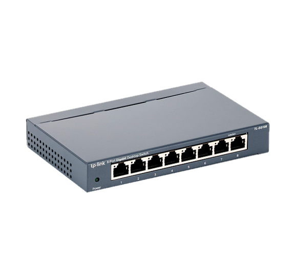 TP-Link TL-SG108 8 Port Gigabit Unmanaged Ethernet Network Switch (Non PoE)