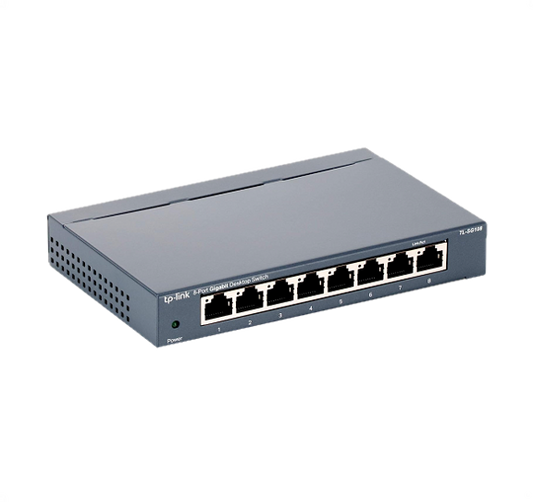 TP-Link TL-SG108 8 Port Gigabit Unmanaged Ethernet Network Switch (Non PoE)